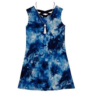 Ally B Lord & Taylor Tye Dye Dress Sz Medium 7/8 y